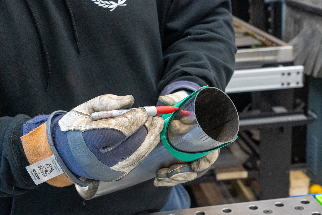 Marking Outside of Tubing with Marker
