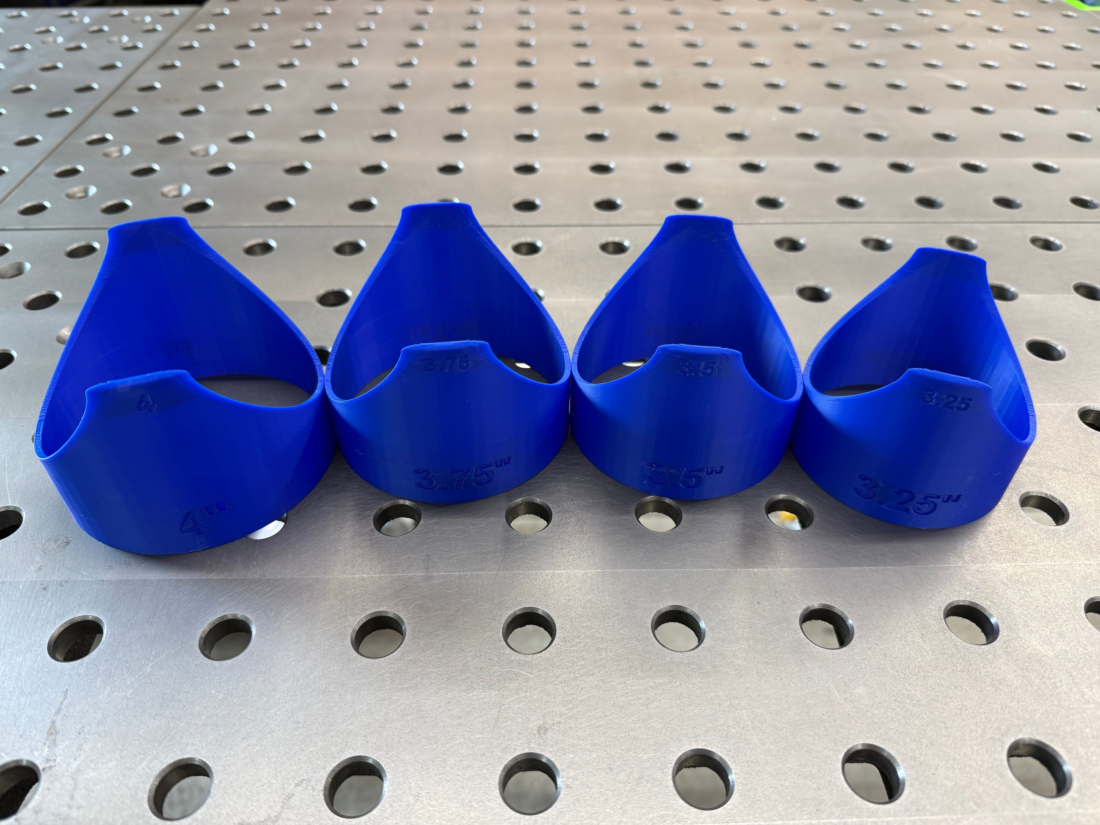 90 Degree OVERSIZED Tube Notching Templates