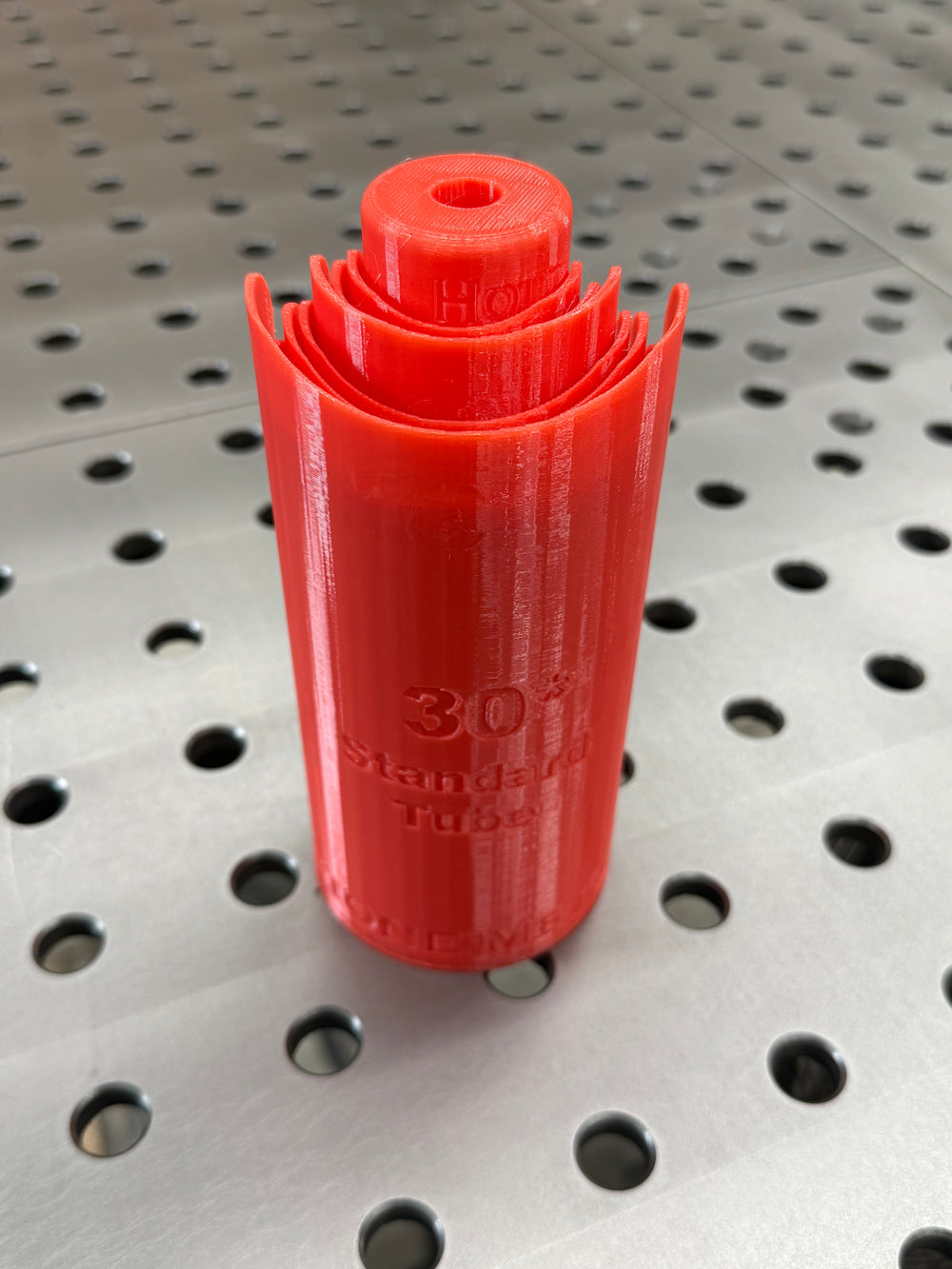 Tube Notching Templates - 30 Degree kit in compact storage stand