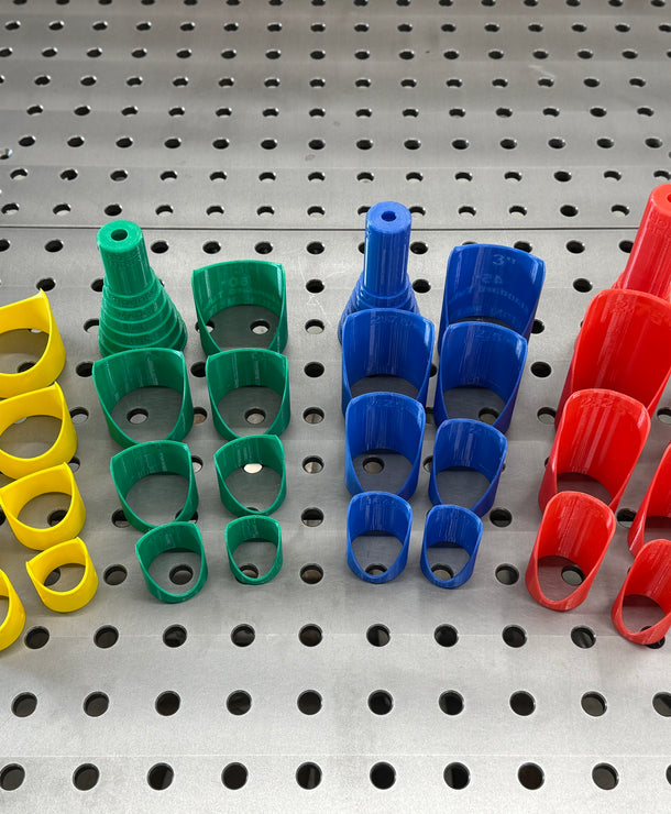 Complete 28-piece KMC tube notching template bundle 2