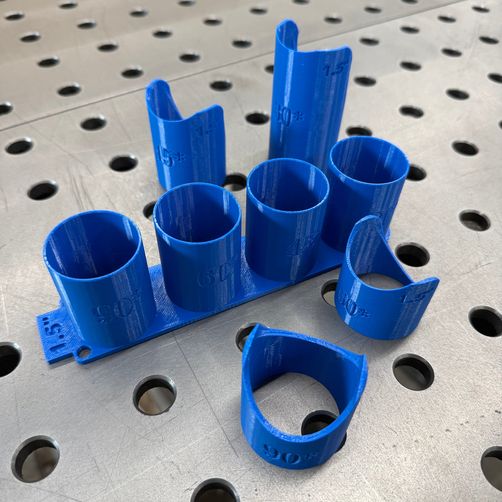 Single Size Tube Notching Templates