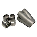 3D Printed Inconel 625 4-1 Double Slip Merge Collector - 2" Primaries to 3" Outlet