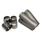 3D Printed Inconel 625 4-1 Double Slip Merge Collector - 2" Primaries to 3" Outlet