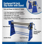 Eastwood Heavy Duty 50 Inch Slip Roller with Stand (FREE SHIPPING USA)