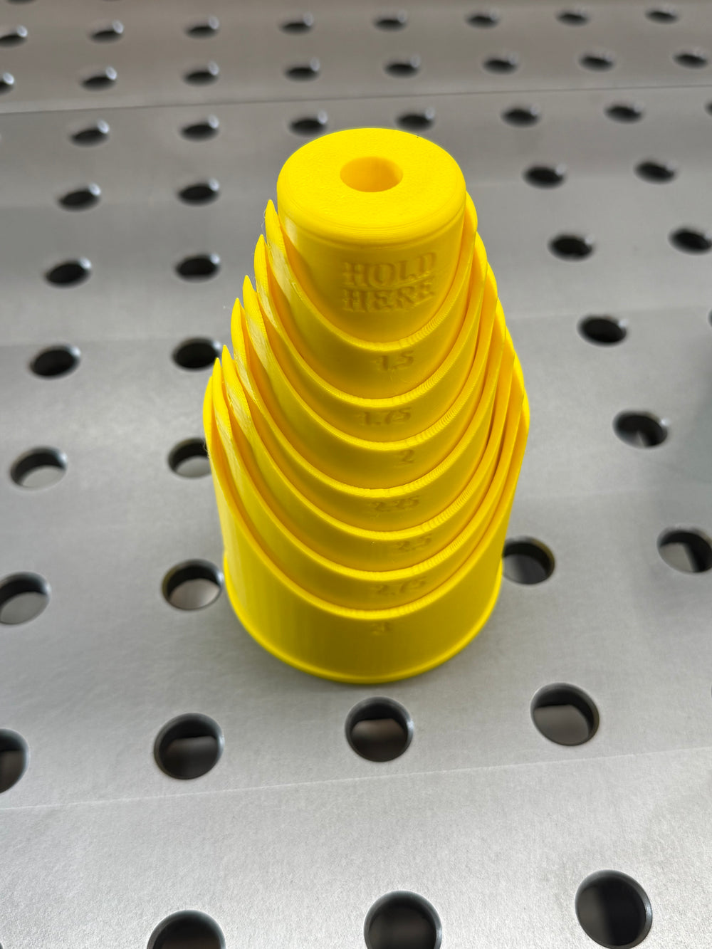 Tube Notching Template - 90 Degree kit in red storage stand