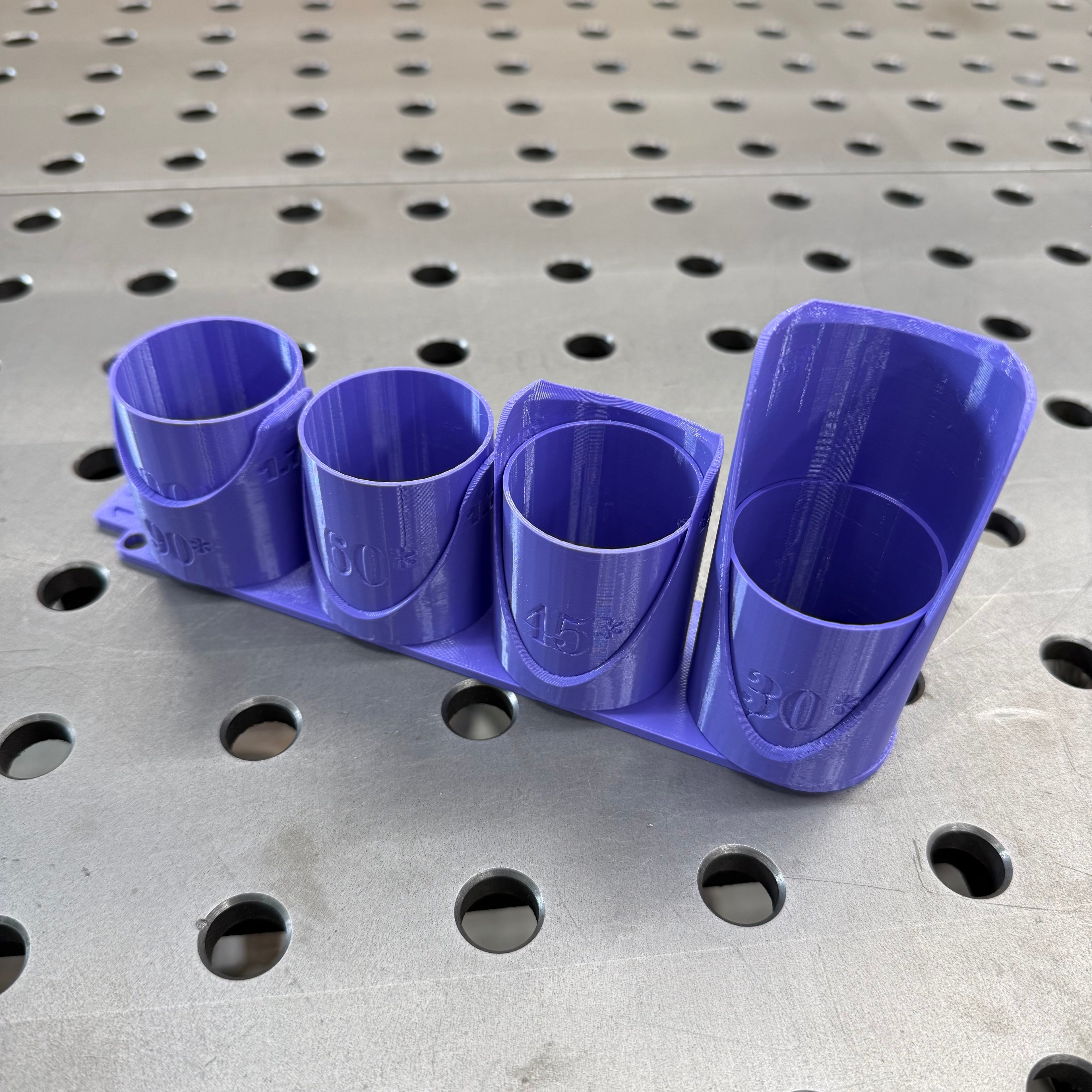Single Size Tube Notching Templates