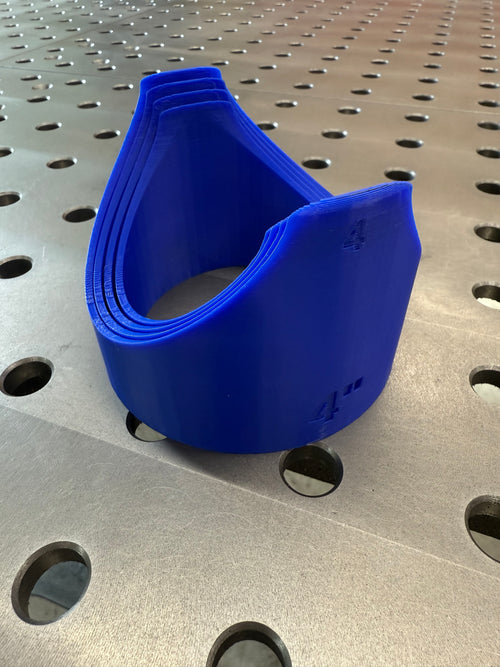 90 Degree OVERSIZED Tube Notching Templates