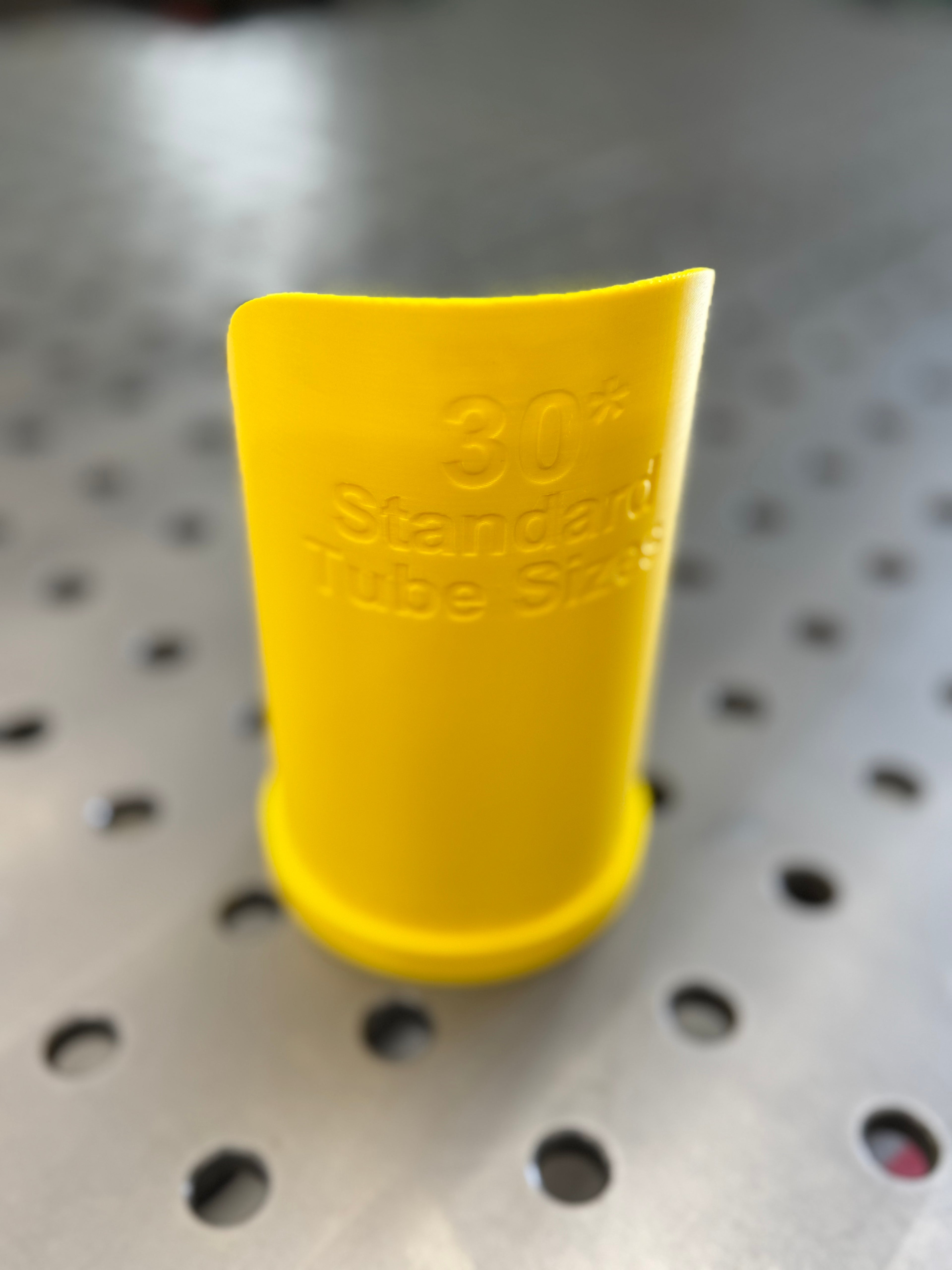 30 Degree Tube Notching Templates