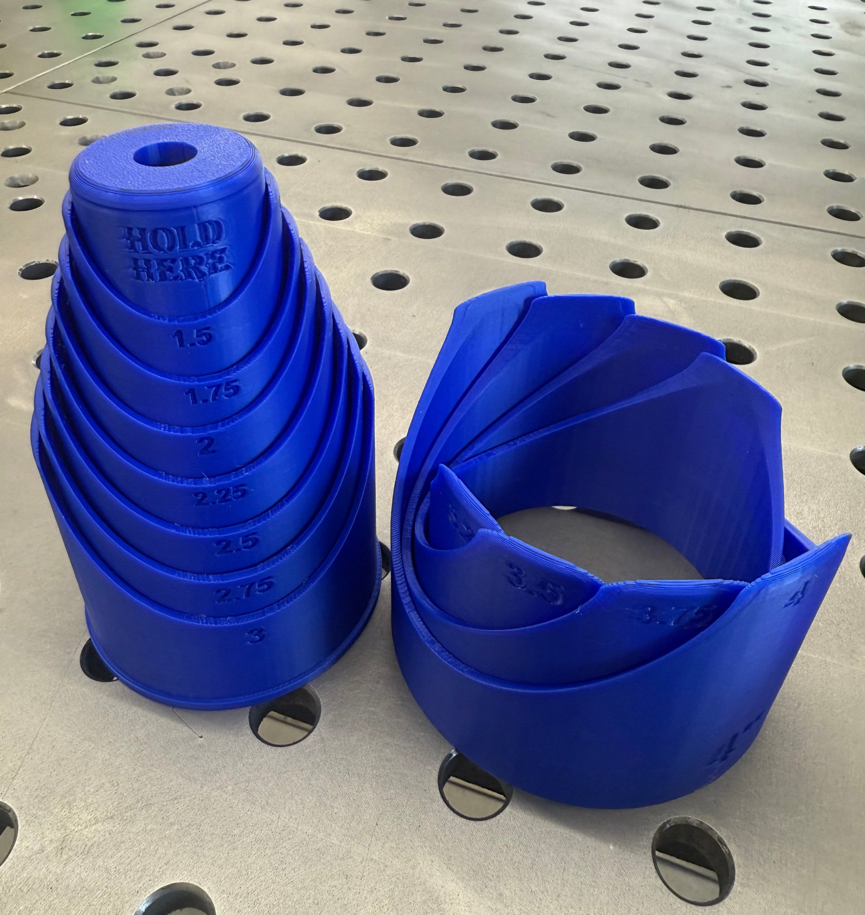 90 Degree Tube Notching Templates