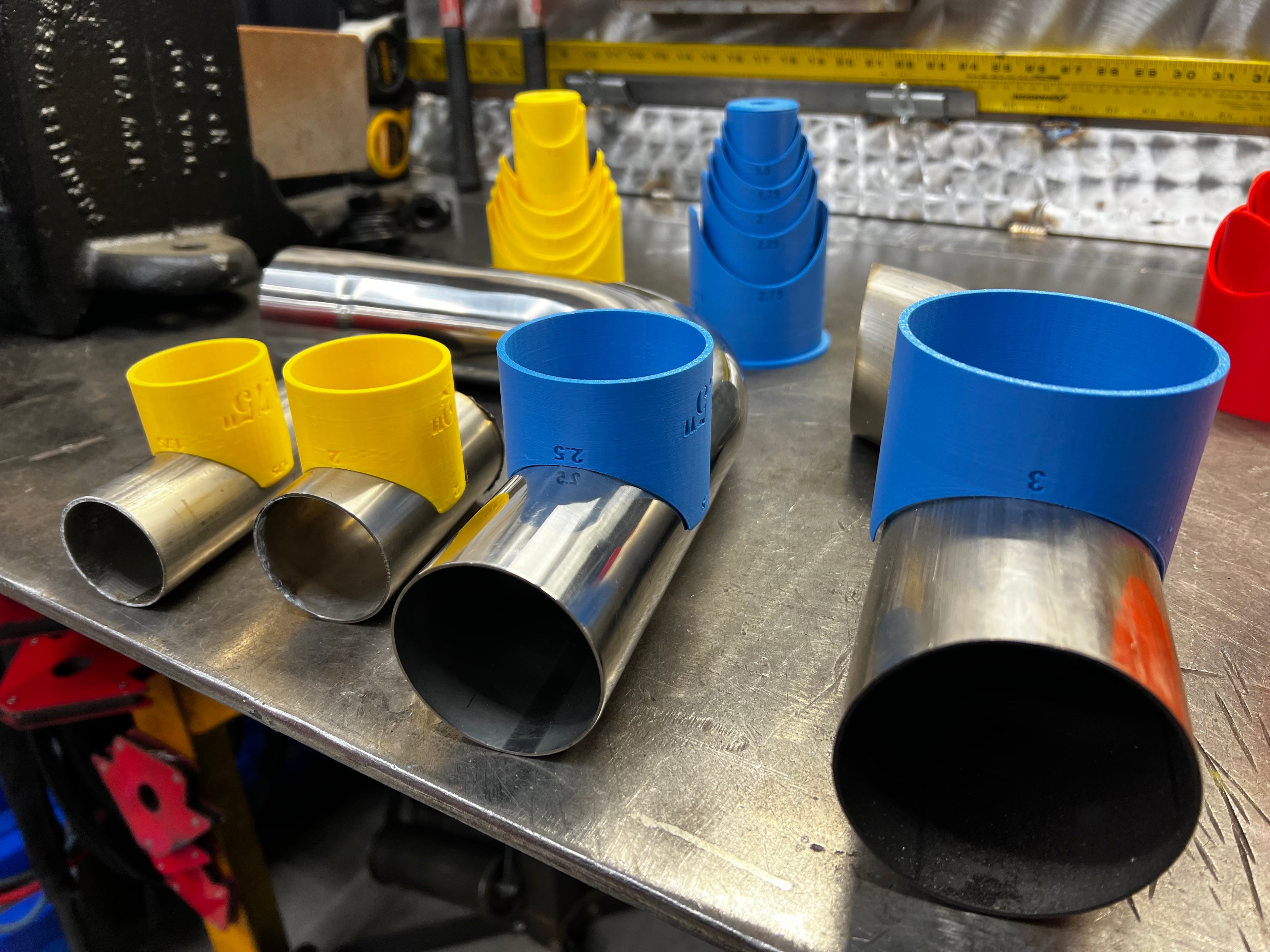 90 Degree Tube Notching Templates