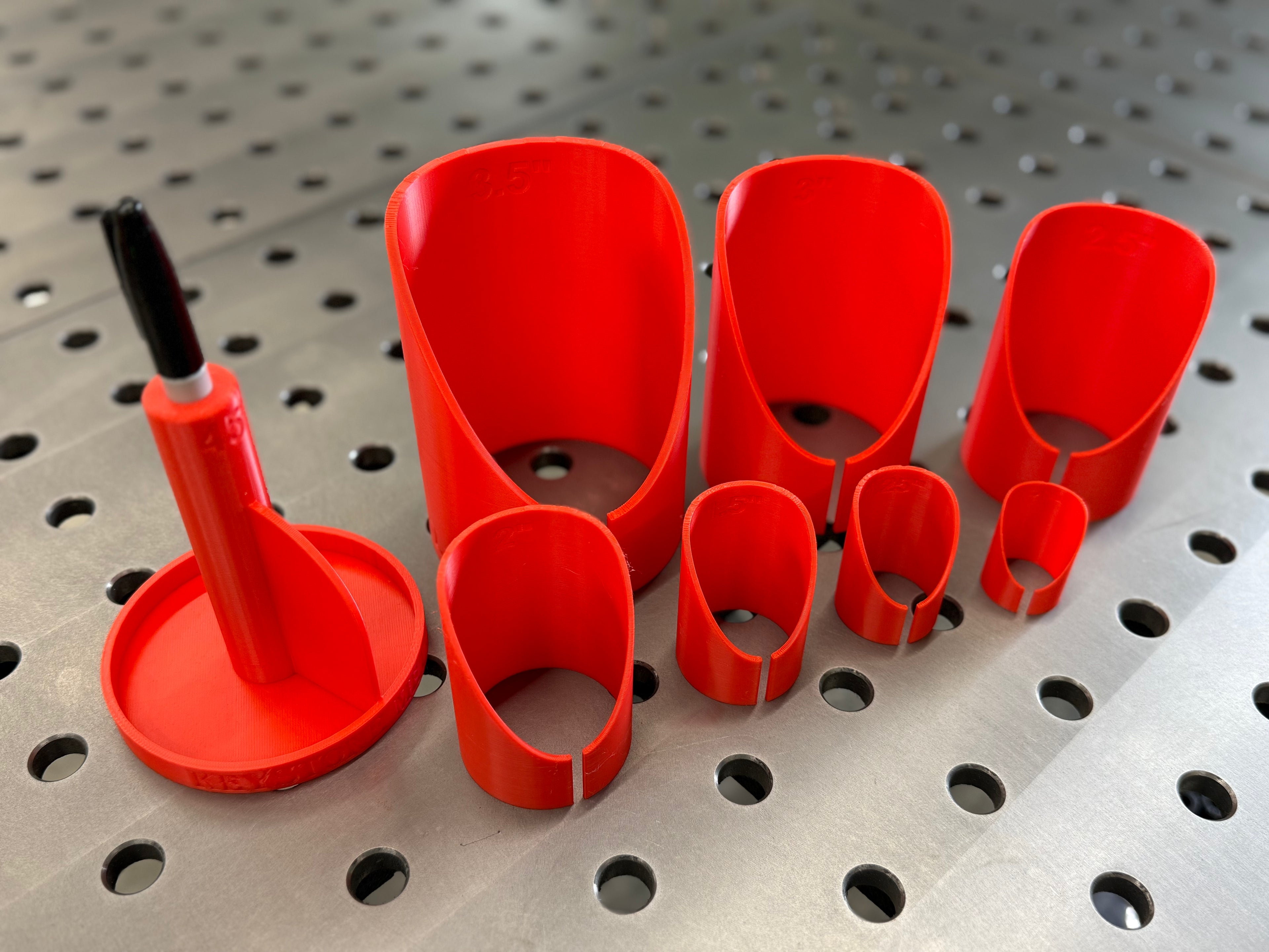 45 Degree Tube Notching Template Kit