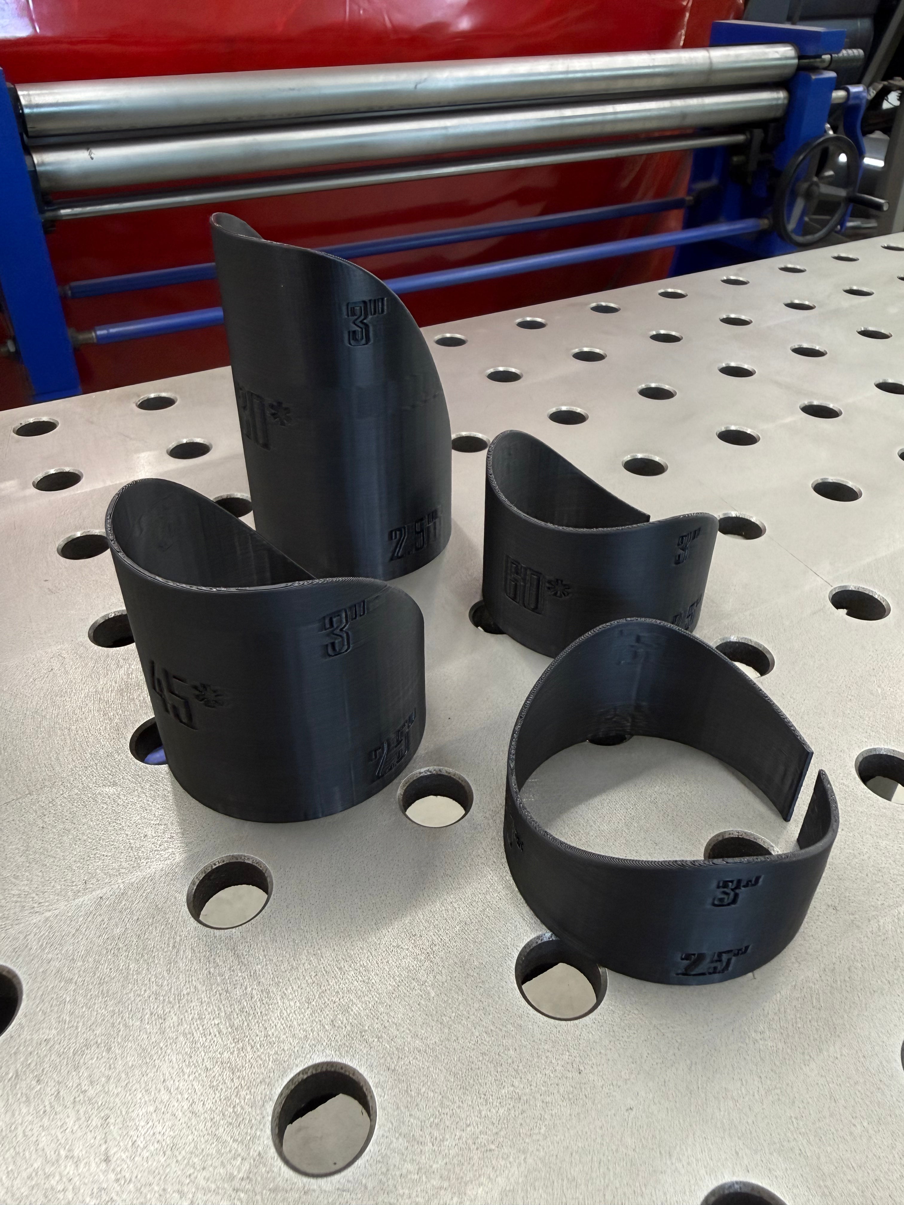 Transitional Tube Notching Templates