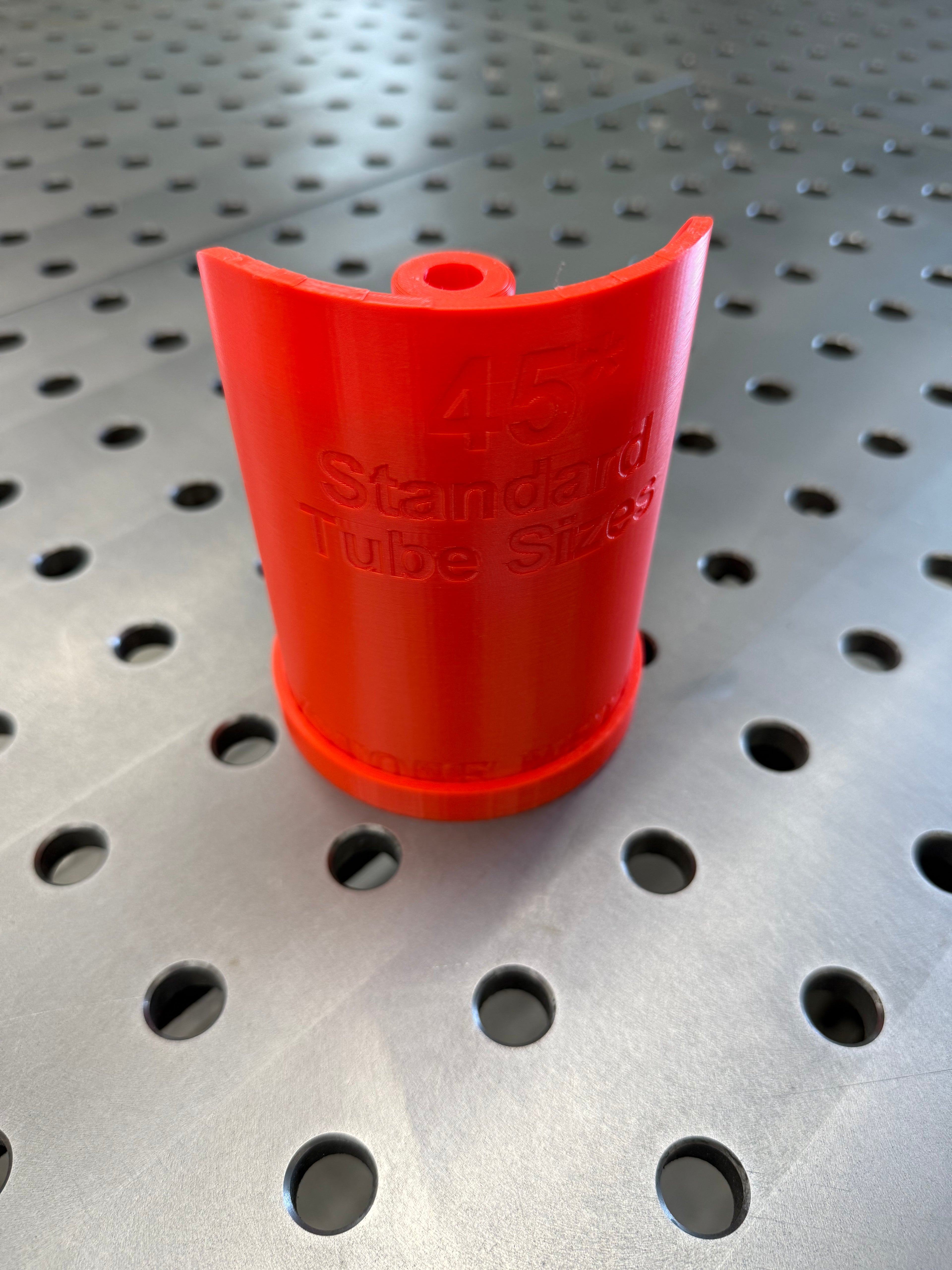 45 Degree Tube Notching Template Kit