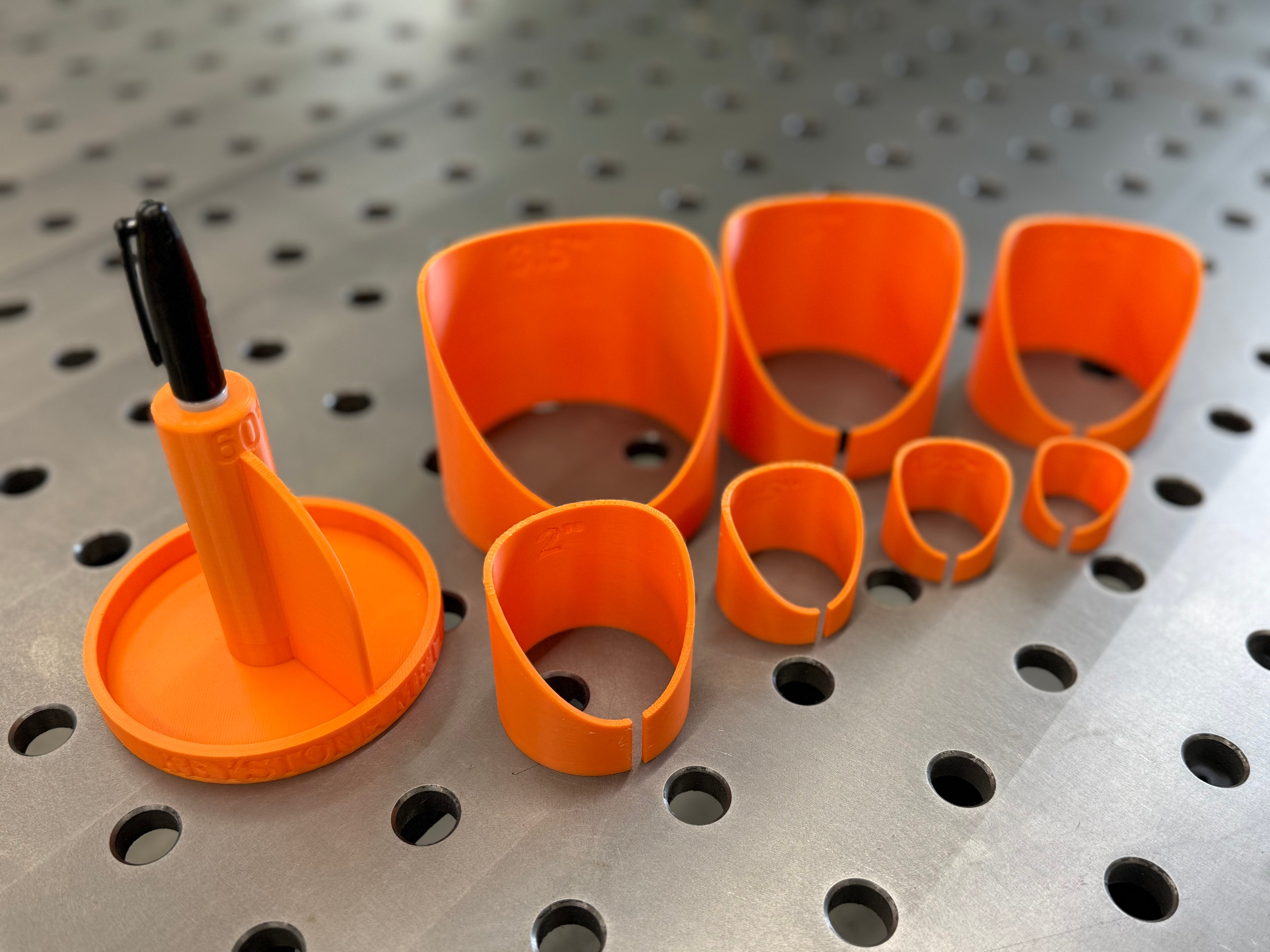 60 Degree Tube Notching Templates