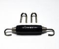Inconel Alloy 625 Exhaust Hook and Tension Spring for Slip Joint - Black Silicone (1 Pack)