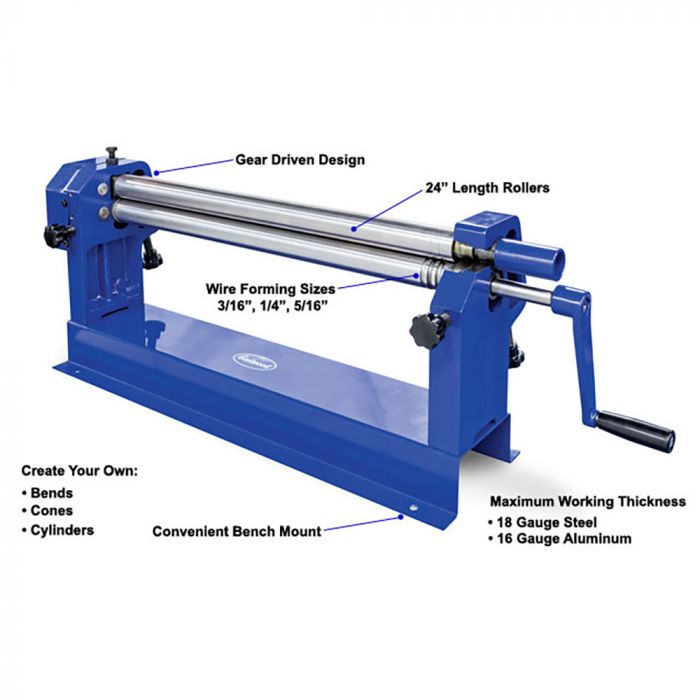 Eastwood 24 inch Metal Forming and Fabrication Slip Roll (FREE SHIPPING USA!)