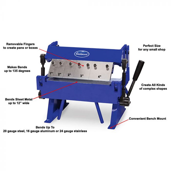Eastwood 12 Inch Box and Pan Sheet Metal Brake