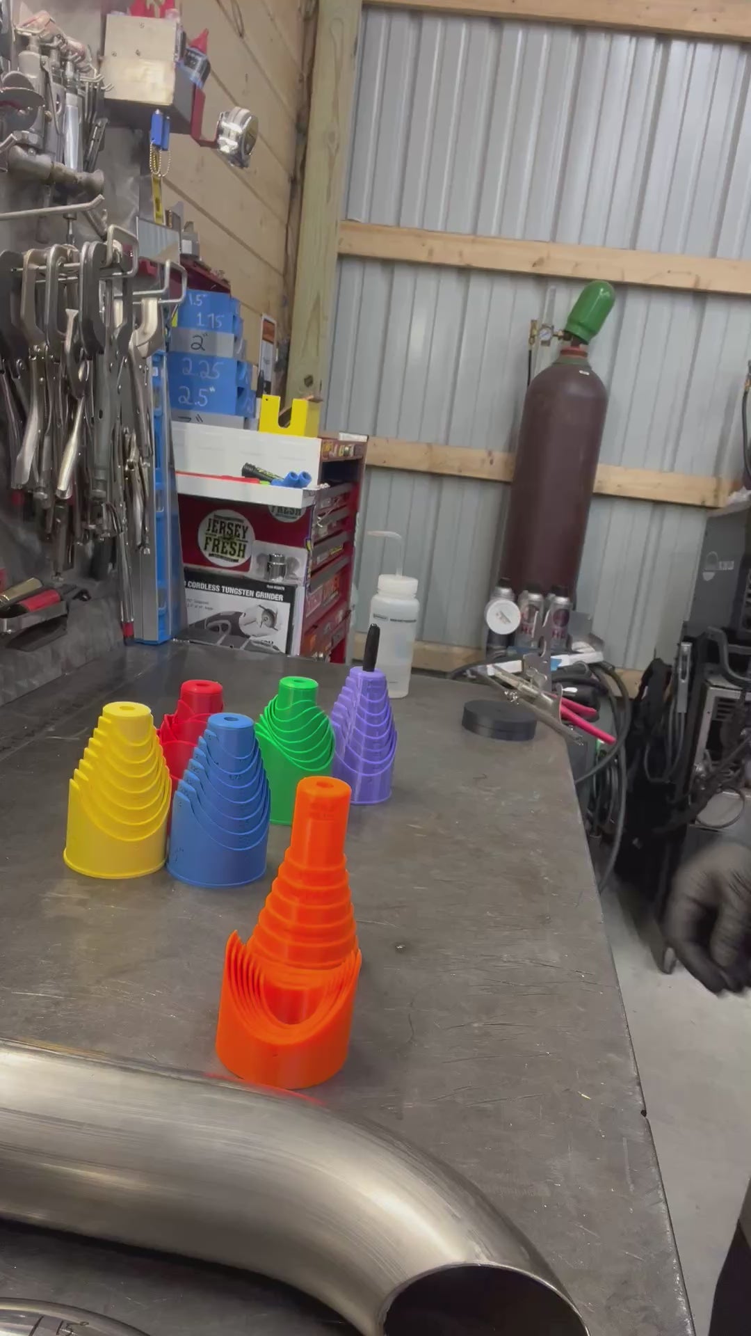 KMC tube notching template demonstration video
